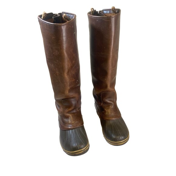 Original SOREL SLIMPACK W11 Tall Equestrian Riding Boot Brown Waterproof RARE - Picture 5 of 15